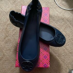 Tory Burch Women's Blue Ballet Flats